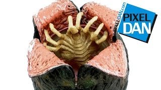 NECA Aliens Xenomorph Egg amp Facehugger Figure Video Review [upl. by Anahpets]