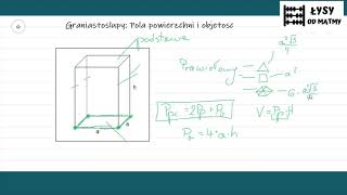 klasa 8  Graniastosłupy Pole powierzchni i objętość [upl. by Mame]
