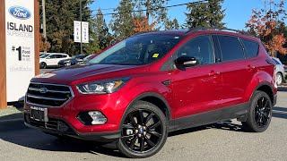 2019 Ford Escape Titanium  Panoramic Moonroof NAV AWD Review  Island Ford [upl. by Nylsirk]