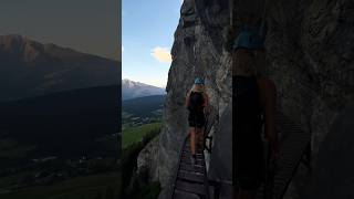 Via Ferrata in Flims Switzerland 🇨🇭 [upl. by Irehj185]