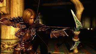 Skyrim Mods 24 Elemental Arrows MBWS Frea CM Wooden Bows Linege 2 Weapon Pack [upl. by Nonnel]