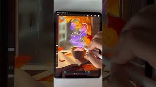 Coffee Animation Tips in Procreate animation procreate digitalart illustration art [upl. by Sine865]