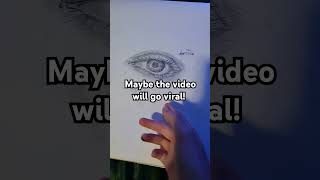 its a eye drawing and it took so long art trend viral [upl. by Holbrook]