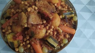 couscous a la semoule de maïs sans gluten [upl. by Ignacia110]