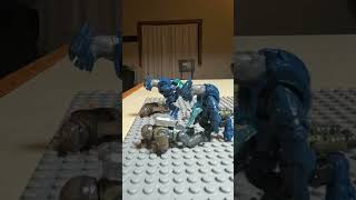 Halo Mega Construx MocDiorama halomegaconstruxstopmotion megablocks stopmotion stopmotionfilm [upl. by Zed]