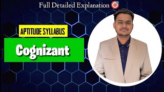 Cognizant Aptitude Syllabus  Cognizant Round 2 Syllabus [upl. by Gildea]