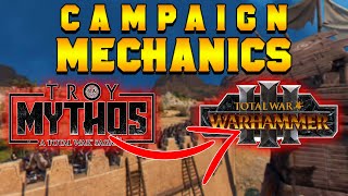 Warhammer 3 Campaign Mechanics Tested in Total War Troy [upl. by Hegyera]