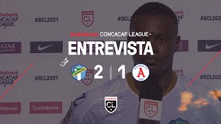 Entrevista con Junior Lacayo anotador del gol del triunfo de Comunicaciones  SCL21 [upl. by Ethe139]