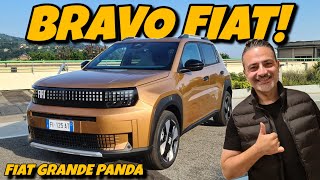 Unter 25000€ Elektroauto Fiat grande Panda 2024 im ersten Check [upl. by Sherborne]