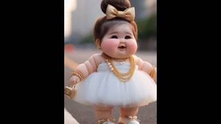 Beautiful baby modeling 💗ai cutebaby fashion cute kawaii baby fyprunway shortsfeed [upl. by Sharp]