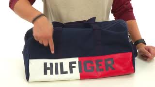 Tommy Hilfiger Hilfiger Flag Canvas Duffel SKU 8947050 [upl. by Estey]