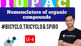 Nomenclature of organic Compounds L4  Bicyclo  Tricyclo  Spiro  IIT  NEET  Class 11  AKSingh [upl. by Aerdnaed]