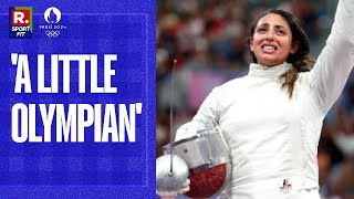 7Month Pregnant Egyptian Fencer In Paris Olympics Wins Praise [upl. by Aisanahta]