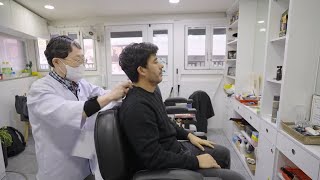 💈 Relaxing Haircut at Seongu Barbershop  Seouls Oldest Barbershop [upl. by Avilo]