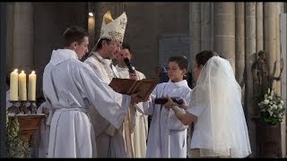 2 Consécration de Madeleine Beltjens dans lOrdre des Vierges par Mgr Benoît Rivière 2° partie [upl. by Frants]