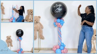 ✨COME REALIZZARE UN PALLONCINO PER 💙🎀GENDER REVEAL🎀💙 SENZA ELIO ✨ [upl. by Ahseinaj]