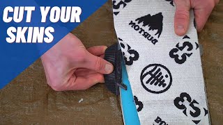 How to Cut Skins for a Splitboard [upl. by Ezra960]