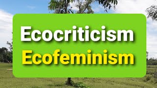 Ecocriticism amp Ecofeminism [upl. by Inna]