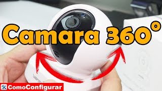 Camaras Wifi 360 en Colombia parte 2  Wansview Q5 Configuracion Camara robotica 360 para niños [upl. by Amorette415]