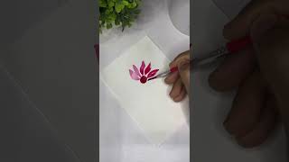 Watercolour flower paintingshortsartistsukuviralacrylic [upl. by Tammara]