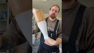 making a prosthetic leg at the end prosthetics resin lamination satisfying twentyonepilots [upl. by Lindi]