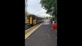 Class 153 Passing Nantwich 13102024 [upl. by Hanoy]