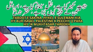 Taboot E Sakina  Israel Palestine K Peechy Q Para Hy  Ik Mukhtasar Tareekh [upl. by O'Connor]