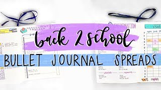 Bullet Journal Tips for Students  Back to school planning tips [upl. by Ibed]