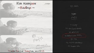 VOSTFR Kim Namjoon  BADBYE MONO [upl. by Wehner]