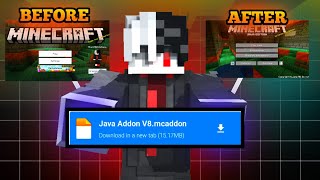 I Change MINECRAFT Pocket Edition into JAVA Version😍🔥 Java Ui MCPE 120121 Mediafire😱 [upl. by Radack]