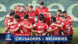 Crusaders v Brumbies  Super Rugby 2019 Rd 8 Highlights [upl. by Htial]