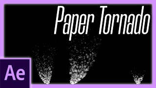 Paper Tornado no plugins  After Effects [upl. by Syd]