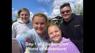 Our stay at Chessington World of Adventure park amp hotel resort  Day 1  Part 1 of 3 Uk family Vlog [upl. by Deni]