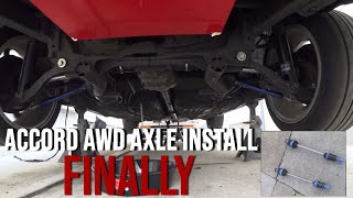 AWD ACCORD REAR AXLE ASSEMBLE HOW TO [upl. by Lepp]