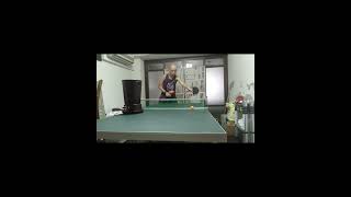 Table tennis practiceforehand chopblock and backhand drive [upl. by Sillert]