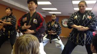 Hapkido form at Pure Woori Taekwondo and Hapkido Academy 2017 [upl. by Jt]