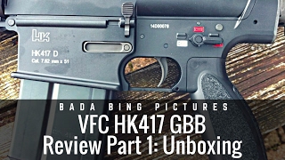 Airsoft VFC HK417 GBB UnboxingReview Part 1 [upl. by Irrep]