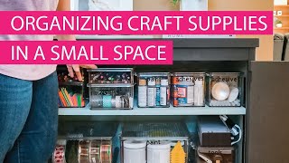 Organizing Craft Supplies [upl. by Gianina797]