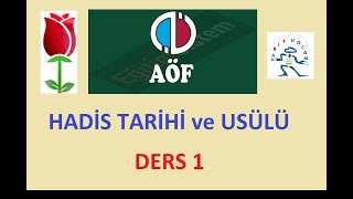 HADIS TARIHI ve USULU  UNITE 1  HADİS İLMİ TEMEL KAVRAMLARI ve ALT DALLARI [upl. by Eicyac]