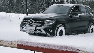 Mercedes GLC 400d 4Matic  4x4 deep snow test [upl. by Atinid]