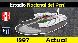 La transformación e historia del Estadio Nacional del Perú con Modelos 3D de 1897 a la actualidad [upl. by Victoria658]