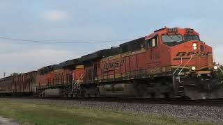 Neat K5HL on BNSF 6168 in Princeton IL 91524 [upl. by Oramlub28]