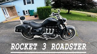 Triumph Rocket 3 Roadster  First Ride [upl. by Adarbil612]