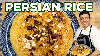 The Best Persian Rice  How to Make Jeweled Rice Pilaf by Lounging with Lenny [upl. by Jocko232]