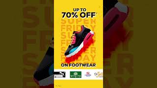 Enjoy up to 70 off on footwear [upl. by Ruhtra133]