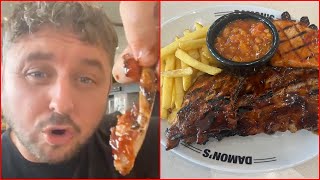 Dad Loves Food reviews Damons Restaurant in Lincoln [upl. by Williamsen]