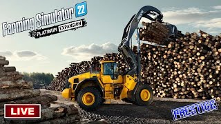 Logging Operations In SilverRun Forest  Farming Simulator 22 [upl. by Nytsirk]