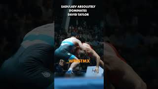 Sadulaev VS Taylor 🔥🥇🇷🇺 mma wrestling борьба freestylewrestling uww sadulaev davidtaylor [upl. by Ttessil]