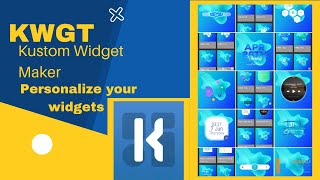 KWGT  WIDGET customisation [upl. by Ydda]