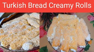 Turkish Rolls  Bread Cream Roll Recipe  Easy amp Simple by iram naz [upl. by Lacym]